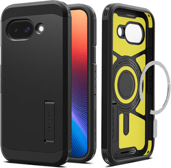 Spigen Tough Armor Backcover MagSafe voor de Google Pixel 9A - Zwart