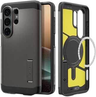 Spigen Tough Armor Backcover MagSafe voor de Samsung Galaxy S26 Ultra - Gunmetal Grijs