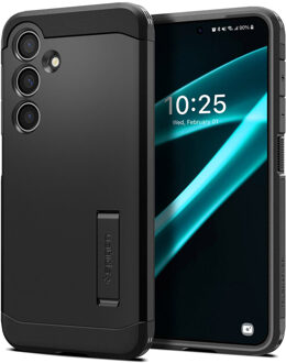 Spigen Tough Armor Backcover voor de Samsung Galaxy S24 Plus - Black Zwart