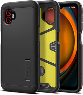 Spigen Tough Armor Backcover voor de Samsung Galaxy Xcover 7 Pro - Black Zwart