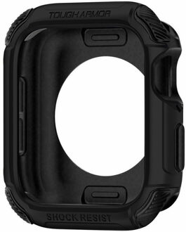 Spigen Tough Armor Case voor de Apple Watch 44 mm - Zwart