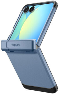 Spigen Tough Armor Pro Backcover MagFit voor de Samsung Galaxy Z Flip 7 - Sierra Blue Blauw