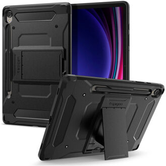 Spigen Tough Armor Pro Backcover voor de Samsung Galaxy Tab S9 11.0 inch - Zwart