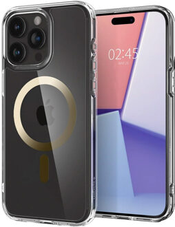 Spigen Ultra Hybrid Backcover MagSafe voor de Apple iPhone 15 Pro - Goud