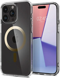 Spigen Ultra Hybrid Backcover MagSafe voor de Apple iPhone 15 Pro Max - Goud