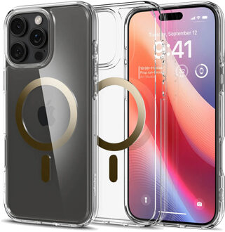 Spigen Ultra Hybrid Backcover MagSafe voor de Apple iPhone 16 Pro - Goud