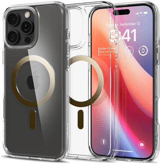 Spigen Ultra Hybrid Backcover MagSafe voor de Apple iPhone 16 Pro Max - Goud