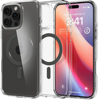 Spigen Ultra Hybrid Backcover MagSafe voor de Apple iPhone 16 Pro Max - Graphite Donkergrijs