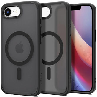 Spigen Ultra Hybrid Backcover MagSafe voor de Apple iPhone 16e - Frost Black Zwart