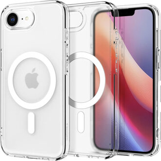 Spigen Ultra Hybrid Backcover MagSafe voor de Apple iPhone 16e - Frost White Wit