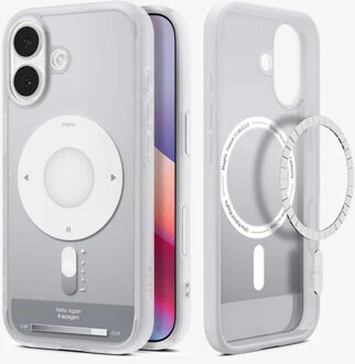 Spigen Ultra Hybrid Backcover MagSafe voor de Apple iPhone 17 - Classic Silver Zilver