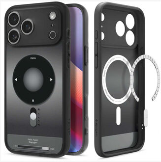 Spigen Ultra Hybrid Backcover MagSafe voor de Apple iPhone 17 Pro - Classic Black Zwart