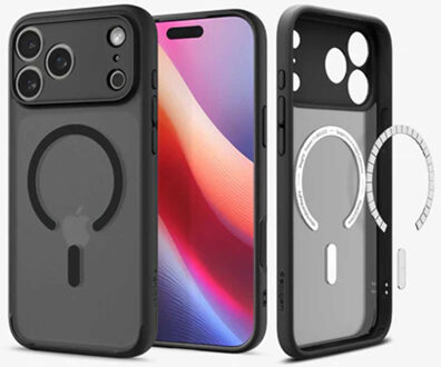 Spigen Ultra Hybrid Backcover MagSafe voor de Apple iPhone 17 Pro - Frost Black Zwart