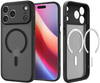 Spigen Ultra Hybrid Backcover MagSafe voor de Apple iPhone 17 Pro Max - Frost Black Zwart