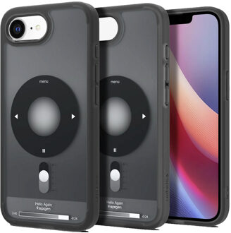 Spigen Ultra Hybrid Backcover MagSafe voor de Apple iPhone 17e / 16e - Zwart