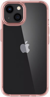 Spigen Ultra Hybrid Backcover voor de Apple iPhone 13 - Rosé Goud Roze