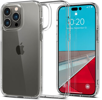 Spigen Ultra Hybrid Backcover voor de Apple iPhone 14 Pro - Transparant