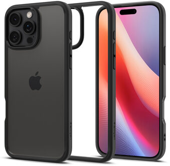 Spigen Ultra Hybrid Backcover voor de Apple iPhone 16 Pro Max - Matte Black Zwart