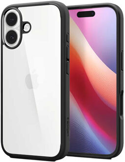Spigen Ultra Hybrid Backcover voor de Apple iPhone 17 - Matte Black Zwart