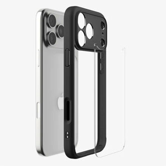 Spigen Ultra Hybrid Backcover voor de Apple iPhone 17 Pro - Matte Black Zwart