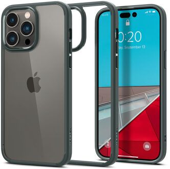 Spigen Ultra Hybrid Backcover voor de iPhone 14 Pro Max - Groen