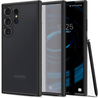 Spigen Ultra Hybrid Backcover voor de Samsung Galaxy S24 Ultra - Frost Black Zwart