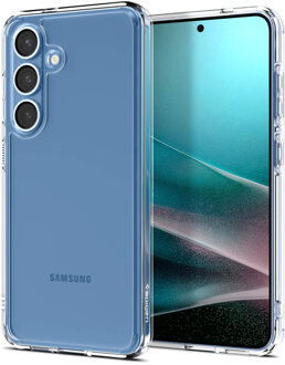 Spigen Ultra Hybrid Backcover voor de Samsung Galaxy S25 - Crystal Clear Transparant