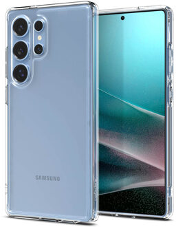 Spigen Ultra Hybrid Backcover voor de Samsung Galaxy S25 Ultra - Crystal Clear Transparant