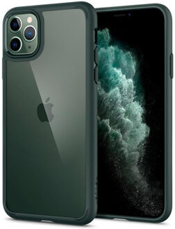 Spigen Ultra Hybrid Case Apple iPhone 11 Pro - Middernachtgroen