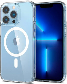 Spigen Ultra Hybrid Mag iPhone 13 Pro Hoesje - Doorzichtig