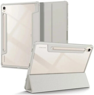 Spigen Ultra Hybrid Pro Bookcase voor de Samsung Galaxy Tab S9 11.0 inch - Grijs
