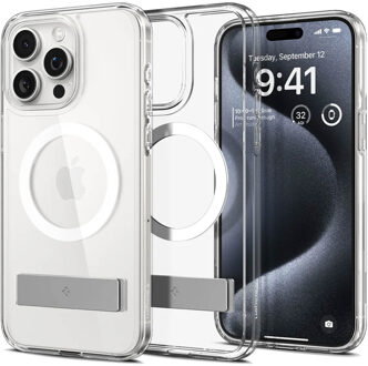 Spigen Ultra Hybrid S MagSafe voor de Apple iPhone 15 Pro Max - Transparent Transparant