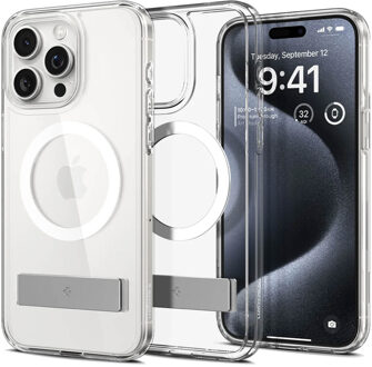 Spigen Ultra Hybrid S MagSafe voor de Apple iPhone 15 Pro - Transparant