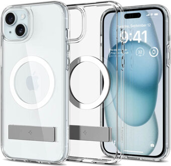 Spigen Ultra Hybrid S MagSafe voor de Apple iPhone 15 - Transparant