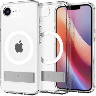Spigen Ultra Hybrid S MagSafe voor de Apple iPhone 16e - Frost Black Zwart