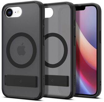 Spigen Ultra Hybrid S MagSafe voor de Apple iPhone 16e - Frost Black Zwart