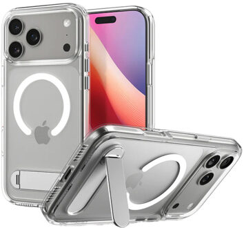 Spigen Ultra Hybrid S MagSafe voor de Apple iPhone 17 Pro Max - Clear / White Transparant