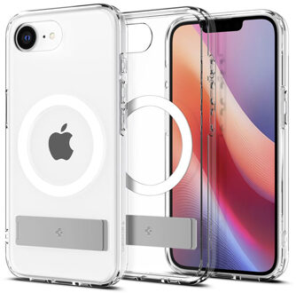 Spigen Ultra Hybrid S MagSafe voor de Apple iPhone 17e / 16e - Clear / White Wit