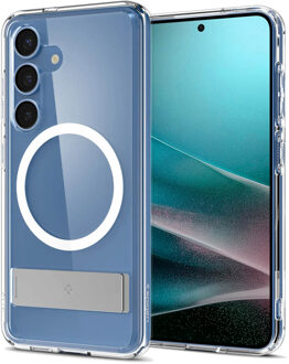 Spigen Ultra Hybrid S MagSafe voor de Samsung Galaxy S25 - White Wit