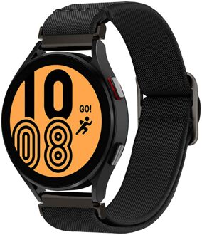 Spigen Universeel Lite Fit band voor de Samsung Galaxy Watch 7 40/44 mm - Zwart - 44 mm