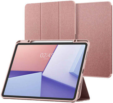 Spigen Urban Fit Bookcase voor de Apple iPad Air 13 inch (2025) M3 / (2024) M2 - Rose Gold Rosé goud