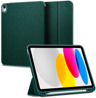 Spigen Urban Fit Bookcase voor de iPad 10 (2022) 10.9 inch - Midnight Green Groen