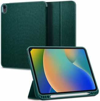 Spigen Urban Fit Bookcase voor de iPad 10 (2022) 10.9 inch - Midnight Green Groen