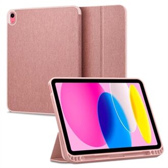 Spigen Urban Fit Bookcase voor de iPad 10 (2022) 10.9 inch - Rosé Goud Roze