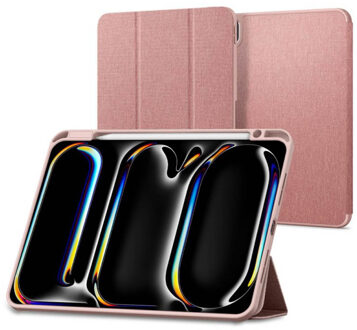 Spigen Urban Fit Bookcase voor de iPad Pro 11 (2024) M4 - Rosé Goud