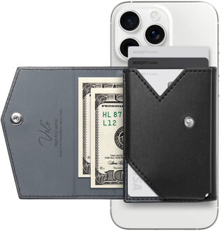 Spigen Valentinus Pro MagFit kaarthouder - Zwart - One size