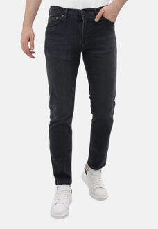 Spijkerbr spijkerbroeken met elastiek regular fit Grijs - 33