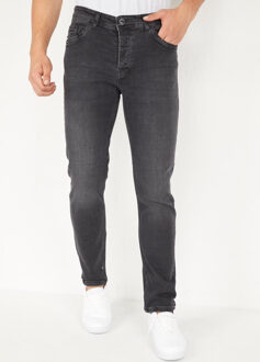 Spijkerbroek stretch regular fit jeans Grijs - 31