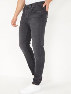 Spijkerbroek stretch regular fit jeans Grijs - 32