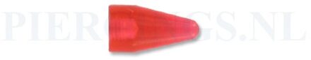 Spike 1.6 mm acryl rood groot